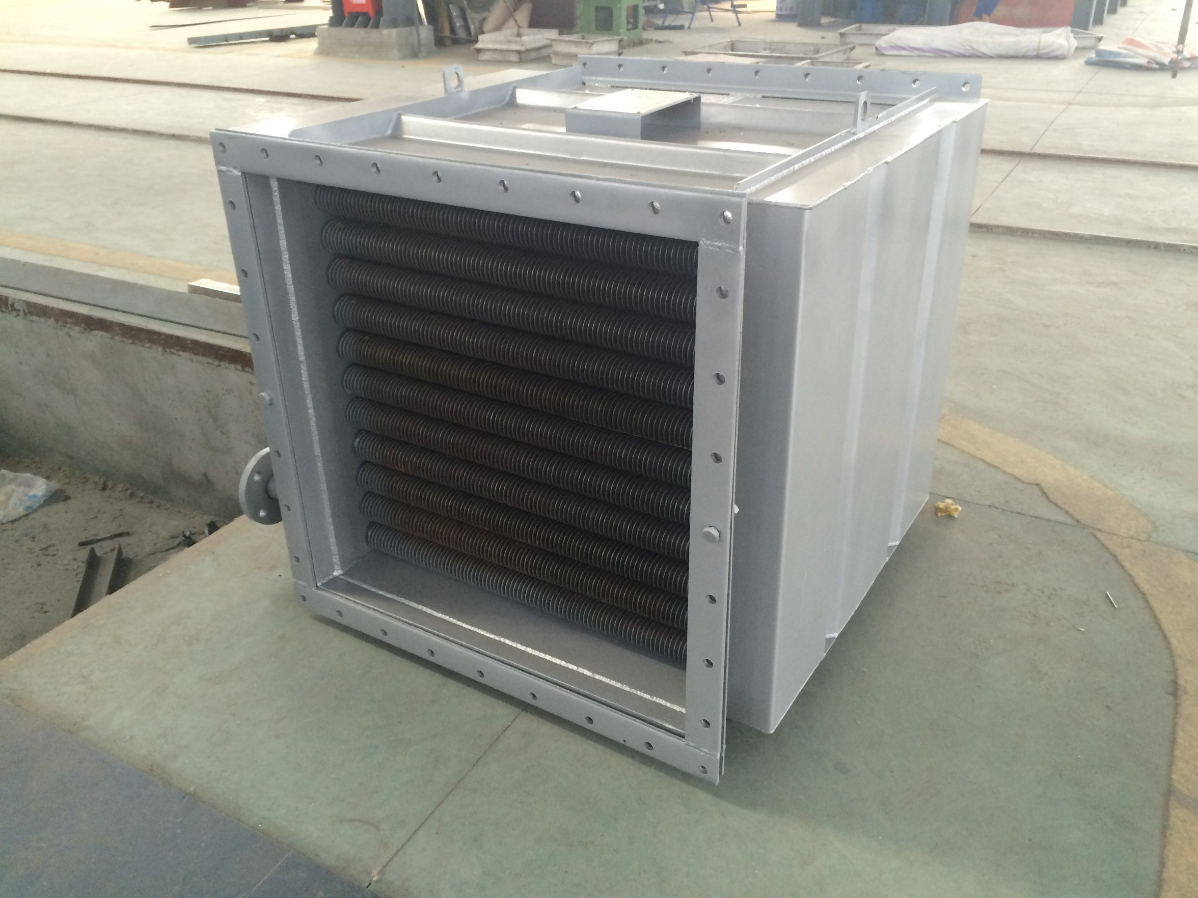 Supcool Evaporator Finned Tube Air to Water Heat Exchanger