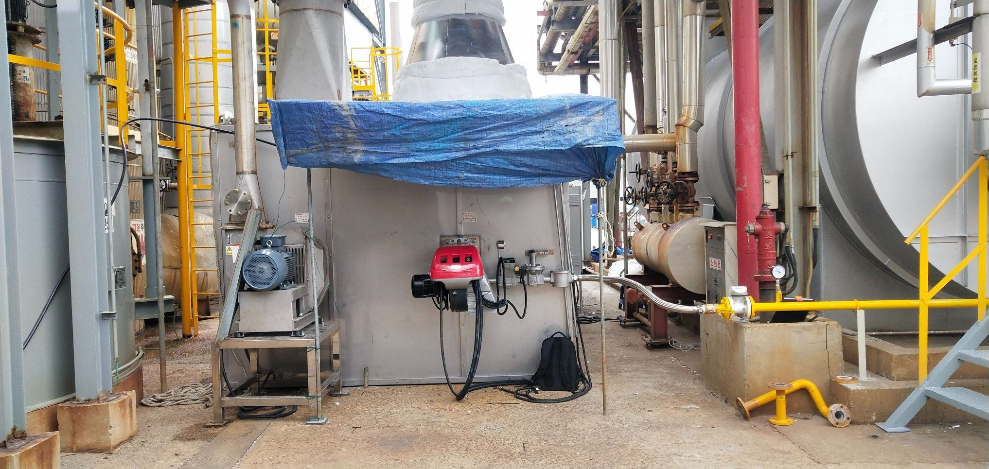 Indirect Fuel Combustion in High Temperature Drying Equipment of Gas Hot Blast Stove